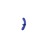 Gode en verre borosilicaté massif bleu Double Crystal Satisfyer 